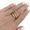 Bague 52 Bague Bulgari, "Tubogas", trois ors. 58 Facettes 31525