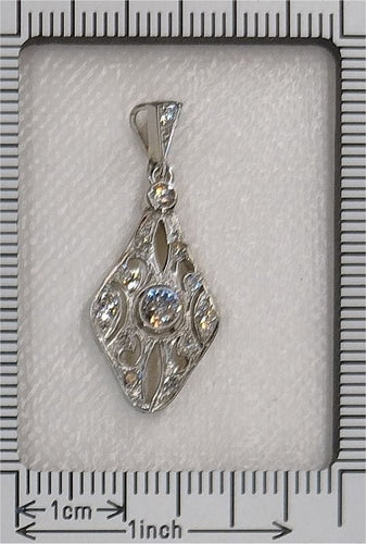 Pendentif Pendentif diamant vintage des années 1920 58 Facettes 23283-0105