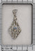 Pendentif Pendentif diamant vintage des années 1920 58 Facettes 23283-0105