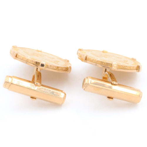 Boutons de manchette Boutons de manchette Pièce Or jaune 58 Facettes 1637030CN