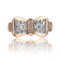 Bague 54 Bague ancienne noeud diamants 58 Facettes 23-170