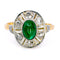 Bague 53.5 Bague émeraude, diamants 58 Facettes 37A8280FBA9148F2819E194FCF5B7C61