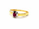 Bague 58 Bague Or jaune Rubis 58 Facettes 870443CD