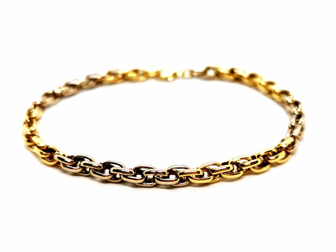 Bracelet Bracelet Maille ovale Or jaune 58 Facettes 1161958CD