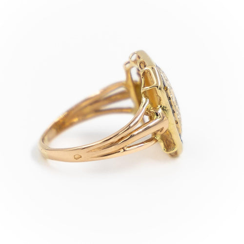 Bague 50 Bague Chevalière Or jaune Diamant 58 Facettes 1649330CN