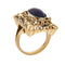 Bague 58 Bague vintage lapis-lazuli et saphirs 58 Facettes 31382
