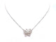 Collier Collier Papillon Or blanc Diamant 58 Facettes 06136CD