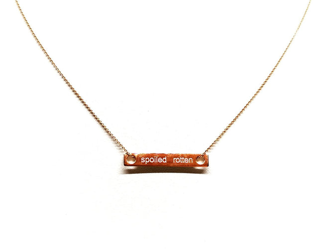 Collier Ginette NY Collier Baguette Or rose 58 Facettes 1964552CN