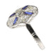 Bague 59 Bague Art Déco Diamant Saphir 58 Facettes 23271-0610