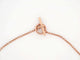 Collier collier HERMES ex-libris gm or rose 18k 58 Facettes 254491