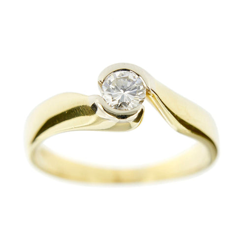 Bague 52 Bague solitaire diamant 0,29 ct 58 Facettes 22989