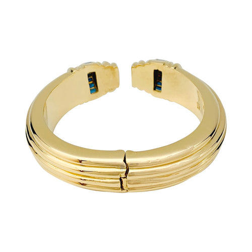 Bracelet Bracelet Vintage or jaune saphirs. 58 Facettes 31493