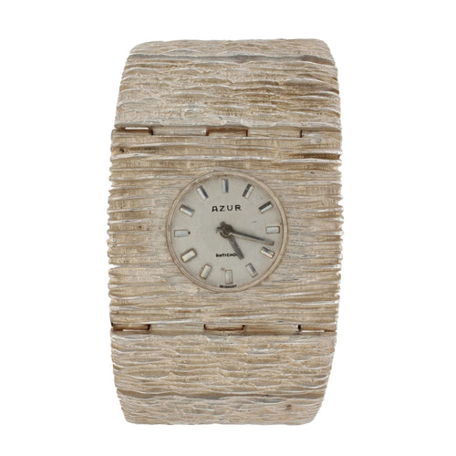 Montre Montre vintage en argent texturé 58 Facettes 22-132