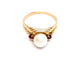 Bague 56 Bague Or jaune Perle 58 Facettes 00320CN
