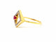 Bague 56 Bague Or jaune Rubis 58 Facettes 870451CD