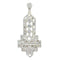 Pendentif Roaring Twenties Sparkle : Suspension Déco Architecturale Vintage 58 Facettes 23346-0135