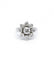 Bague 46 / Blanc/Gris / Or 750 Bague Marguerite Diamants 58 Facettes 160002SP