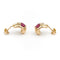 Boucles d'oreilles Boucles d'oreilles Or jaune Rubis 58 Facettes 1969307CN