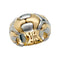 Bague 52 Bague Bulgari, "Alveare", or jaune et acier. 58 Facettes 31645