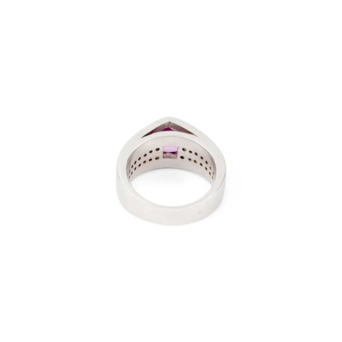 Bague Bague Or Saphir Diamants 58 Facettes 1