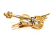 Broche Broche Violon Or jaune Diamant 58 Facettes 1969286CN