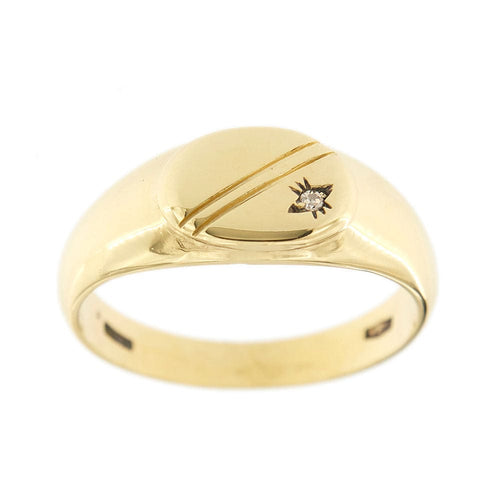 Bague 63 Bague or jaune diamant 58 Facettes 34461