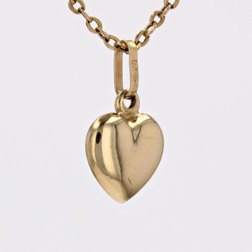 Pendentif Pendentif coeur bombé or jaune 58 Facettes CVP76