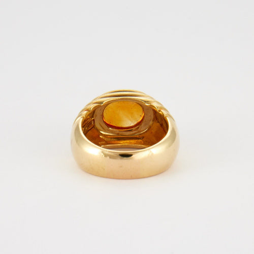 Bague 60 Bague à godrons Citrine 58 Facettes 8475