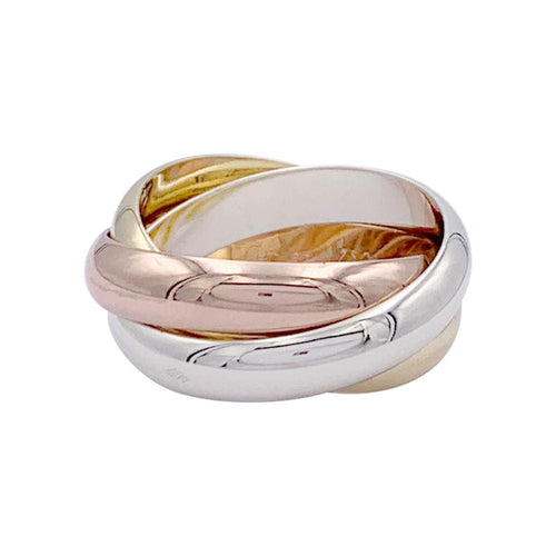 Bague 51 Bague Cartier, Trinity", trois ors. 58 Facettes 32911