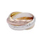 Bague 51 Bague Cartier, Trinity", trois ors. 58 Facettes 32911