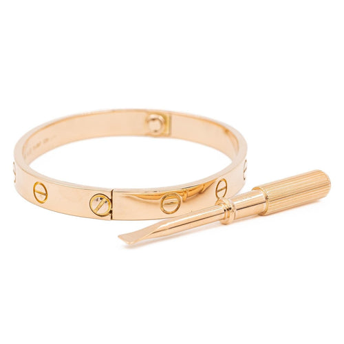 Bracelet Cartier Bracelet Jonc Love Or rose 58 Facettes 2382367CN
