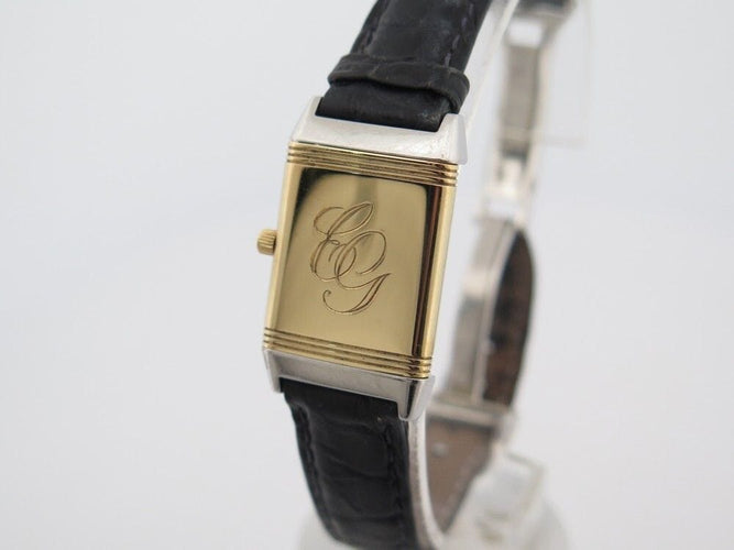 Montre montre JAEGER-LECOULTRE reverso lady 260.5.08 33 mm quartz or acier 58 Facettes 253761