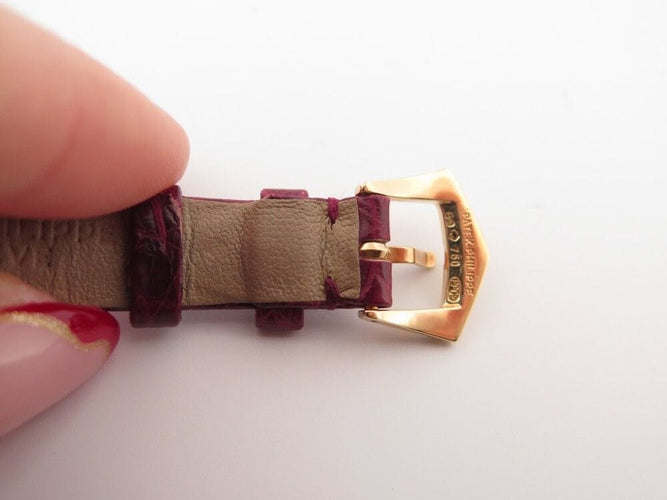 Montre vintage montre PATEK PHILIPPE gondolo twenty 4 29 mm quartz or 18k 58 Facettes 256440