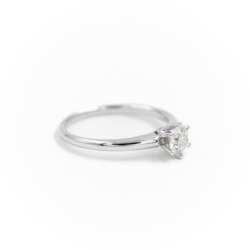 Bague 54 Bague Solitaire Or blanc Diamant 58 Facettes 2231639CN