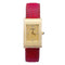 Montre Montre Boucheron, "Rreflet", or jaune, cuir. 58 Facettes 32263