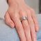 Bague 58.5 Bague en Argent vintage 58 Facettes