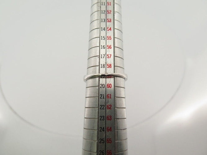 Bague 59 bague en or blanc coeur sertie saphirs baguette diamants 58 Facettes 257064