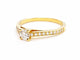 Bague 53 Bague Solitaire Or jaune Diamant 58 Facettes 578712RV