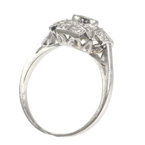 Bague 51 Bague Diamants Art déco 58 Facettes 23137-0327