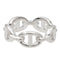Bague 55 Hermès Bague Chaîne d'ancre Argent 58 Facettes 2804220CN