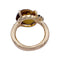 Bague 52 Pomellato - bague Bahia, or rose, citrine, saphirs. 58 Facettes 32499