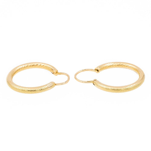 Boucles d'oreilles Boucles d'oreilles Créoles Or jaune 58 Facettes 2260014CN