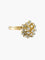 Bague Or Jaune / 52 BAGUE "FLEUR" OR & oxydes de zirconium 58 Facettes BO/220004 STA