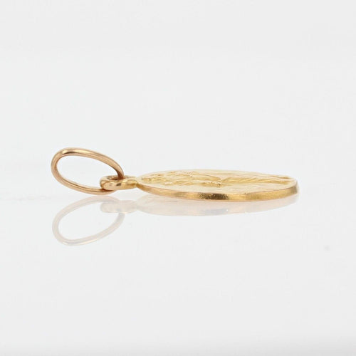 Pendentif Médaille Saint Joseph au lys 58 Facettes 18-002A