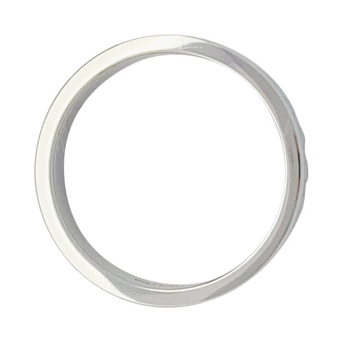 Bague 52 Alliance Boucheron "Quatre Radiant Edition" or blanc. 58 Facettes 31919