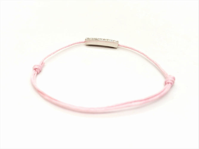 Bracelet Bracelet Cordon Or blanc Diamant 58 Facettes 578871RV