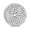 Pendentif Pendentif Disque or gris diamants 58 Facettes 347 00167