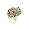 Bague 54 Bague vintage 2 Ors Emeraude Diamants 58 Facettes 33948
