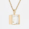 Collier Pendentif or jaune cristal 58 Facettes 19-090