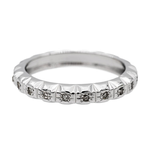 Bague 52 Bague Alliance Or blanc Diamant 58 Facettes 2729273CN